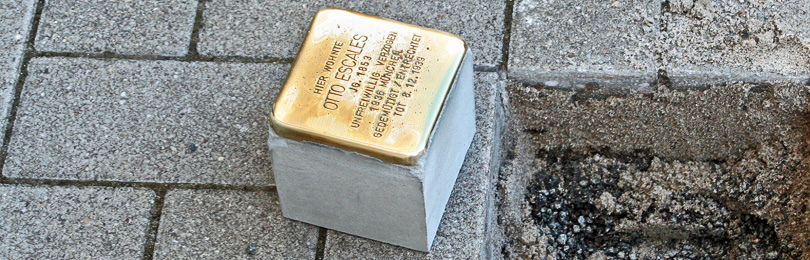Stolperstein Otto Escales, Karlstr. 17 Stolperstein Otto Escales, Karlstr. 17