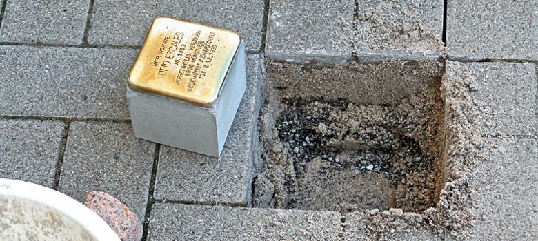 Stolperstein Otto Escales, Karlstr. 17