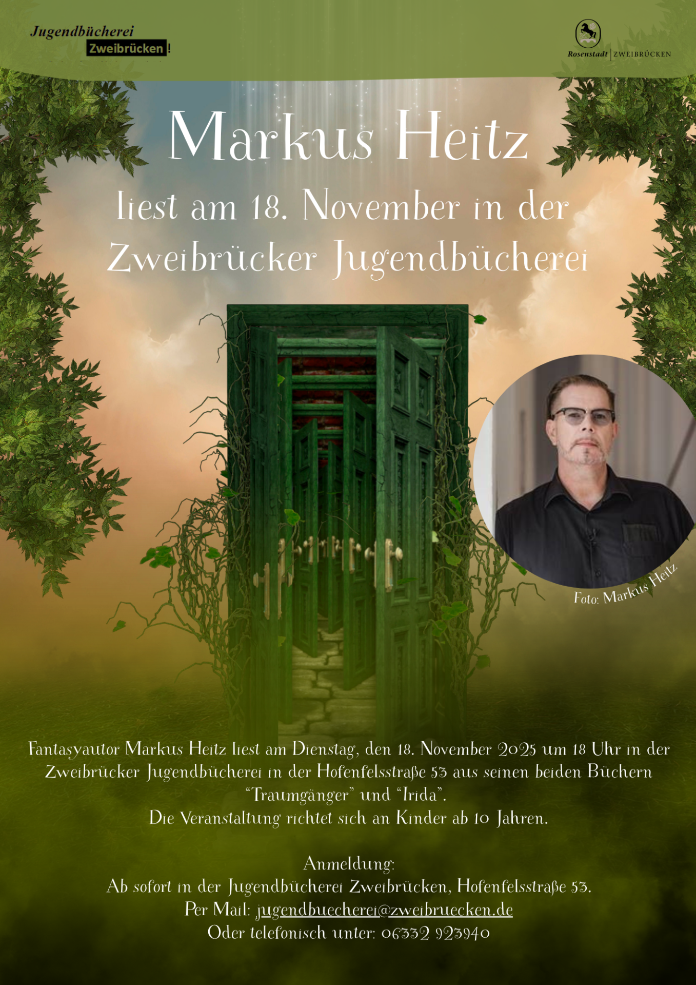 Markus Heitz liest in der Zweibrücker Jugendbücherei - 1