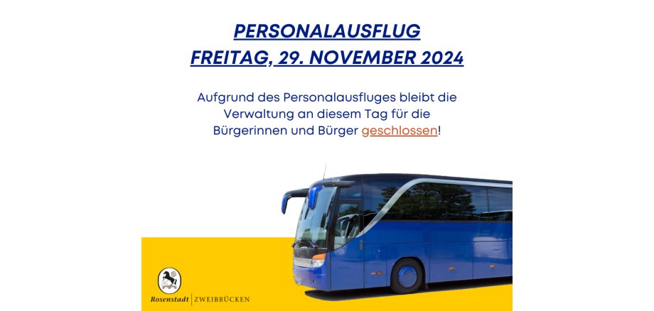 Personalausflug Schließung - 1