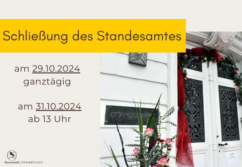 Schließung des Standesamtes - 1
