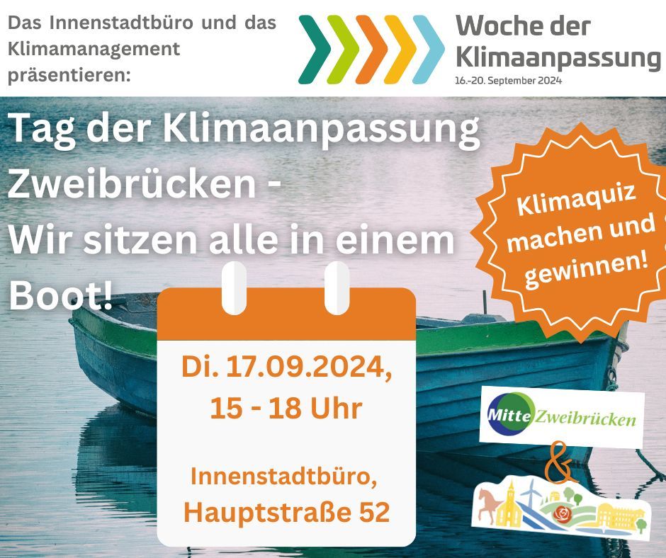 Tag der Klimaanpassung Zweibrücken - Wir sitzen alle in einem Boot! - 1