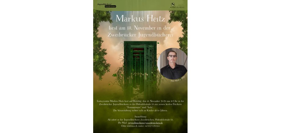 Markus Heitz liest in der Zweibrücker Jugendbücherei - 1