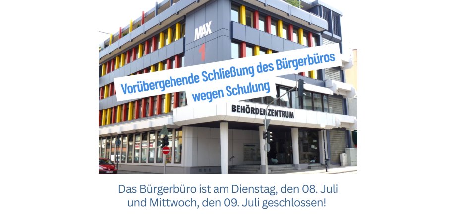 Schließung Büro - 1