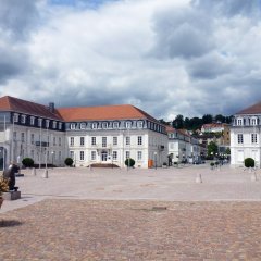 Herzogplatz mit Rathaus in Zweibrücken