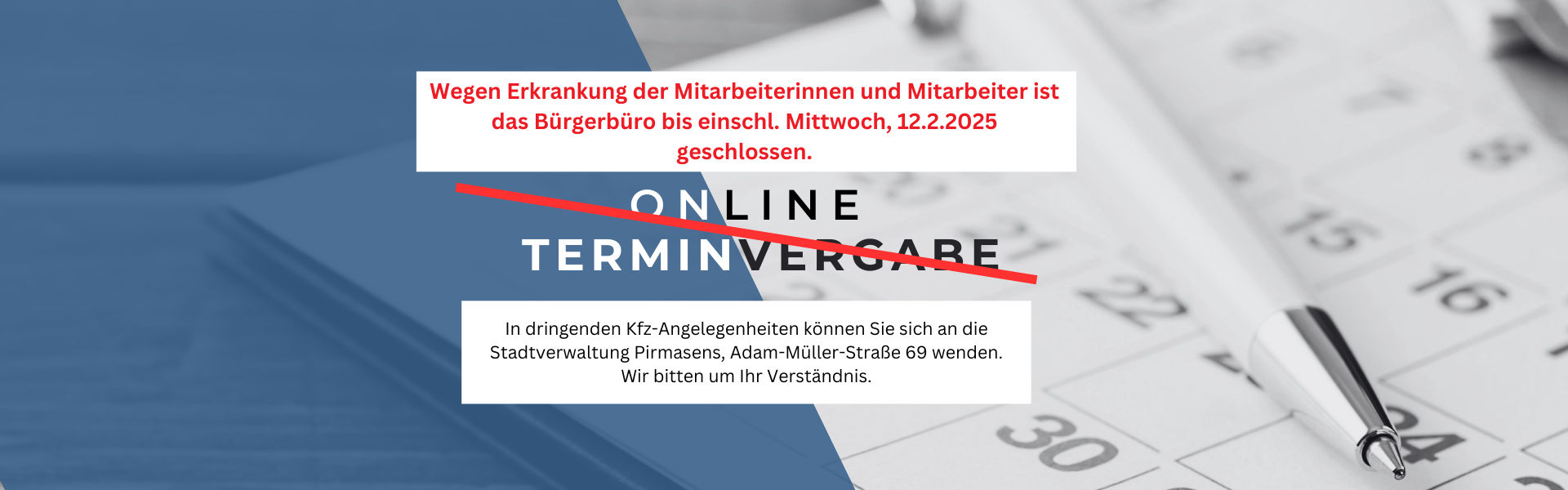 Header Online Terminvergabe - 2 Header Online Terminvergabe - 2