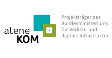 Logo atene KOM Projektträger des Bundesministeriums für Verkehr und digitale Infrastruktur