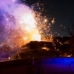 Halloween-Spektakel in der Innenstadt